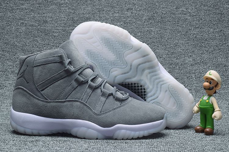 2016 Air Jordan 11 XI Grey Suede For Sale Online