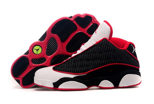 Air Jordan 13 Shoes 2015 Mens Low Black White Red