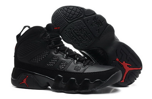 Air Jordan 9 Shoes 2014 Womens All Black