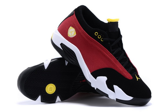 Women Air Jordan 14 Shoes Red Black