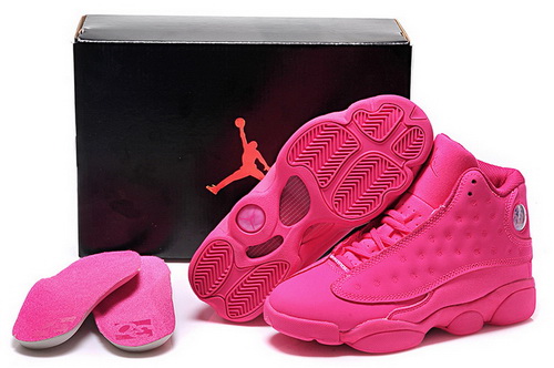 Air Jordan 13 Shoes 2015 Womens Rose Red