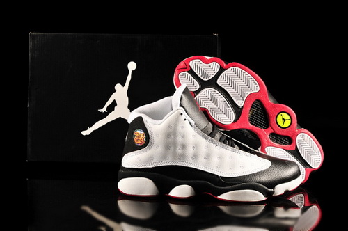 Air Jordan 13 XIII Shoes 2013 Mens Shoes White Black Red For Sale