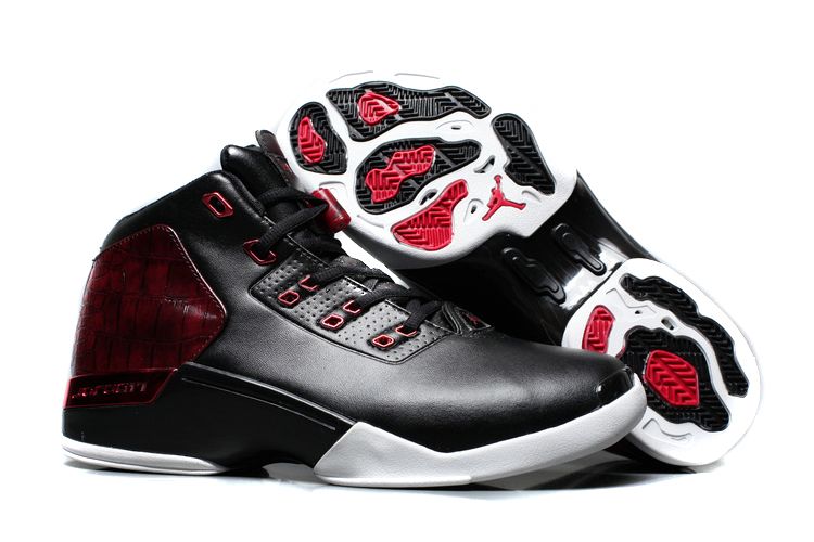 2016 Cheap Air Jordan 17 Bulls Black Gym Red White Sale