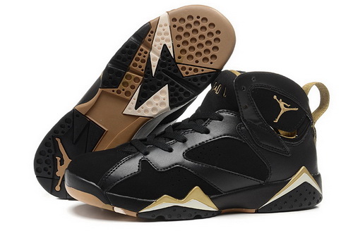 Air Jordan 7 Shoes 2015 Womens Black Gold