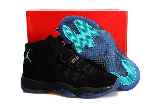 Air Jordan 11 Shoes 2014 Mens Bred Nubuck Black Jade