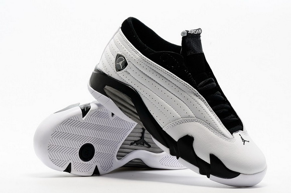 Women Air Jordan 14 Shoes White Black