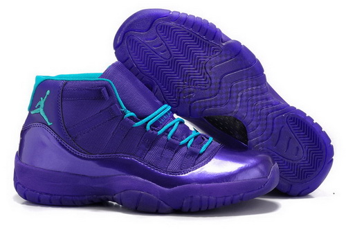 Air Jordan 11 Shoes 2015 Mens Purple Blue