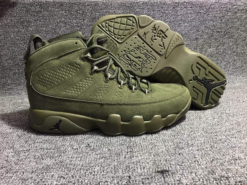 Air Jordan 9 Retro Full Green Men Shoes