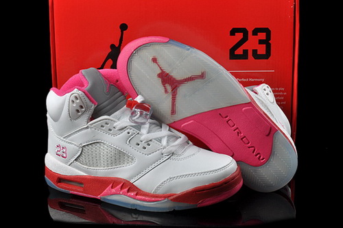 Air Jordan 5 V Shoes 2013 Womens DMP Edition White Pink