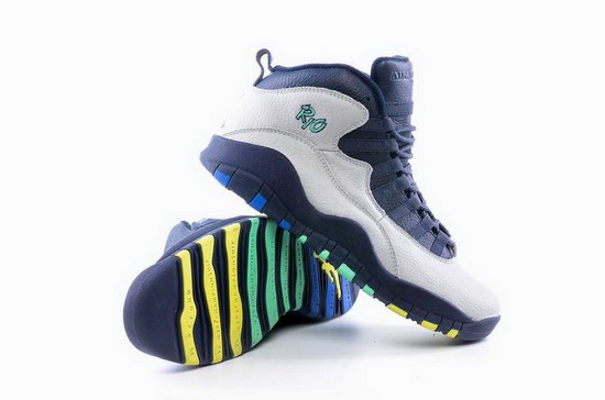 Air Jordan 10 Retro Men Shoes Rio City