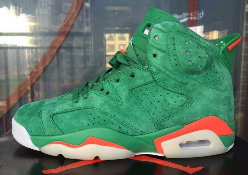 Air Jordan 6 Retro GS 2018 Gatorade Green Men Shoes