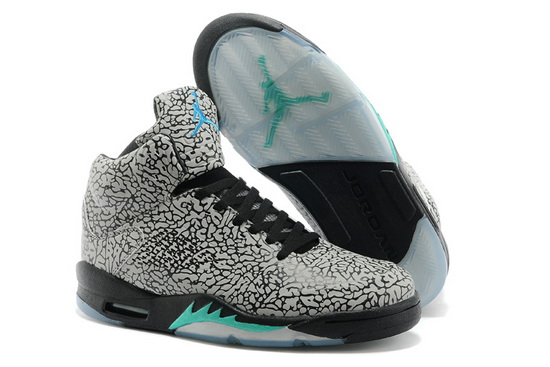 Air Jordan 5 Burst Men Shoes Gray Black