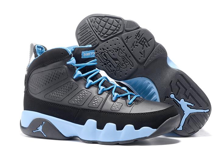 Air Jordan 9 IX Retro Grey University Blue Men Shoes