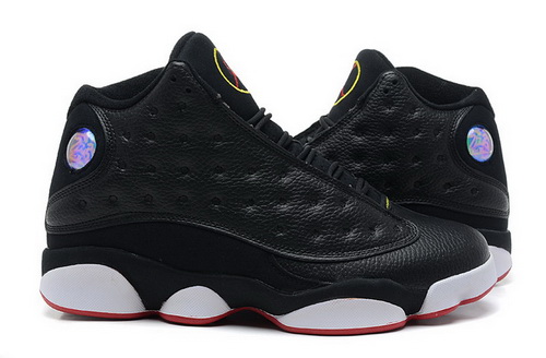 Air Jordan 13 Shoes 2013 Mens Grade AAA Black White Red