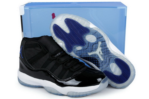 Air Jordan 11 Shoes 2013 Mens Summer Crystal Transparent Packaging Black Blue