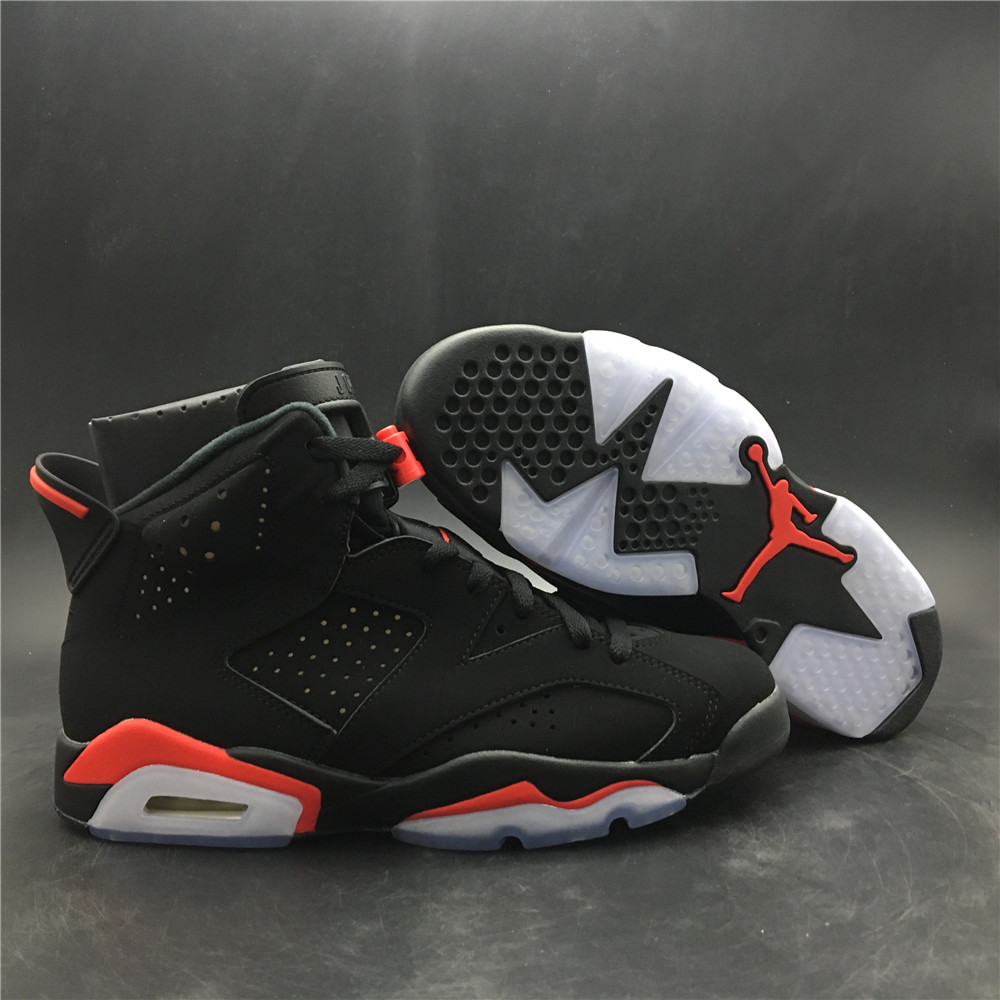 Air Jordan 6 Black Infrared Men Shoes