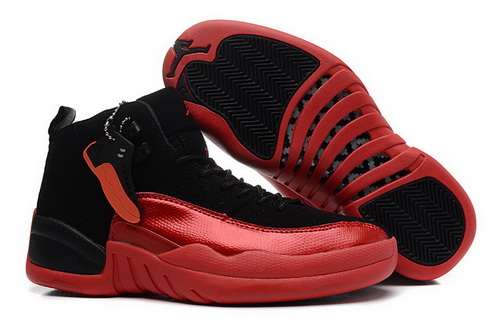 Air Jordan 12 Shoes 2014 Womens Red Black