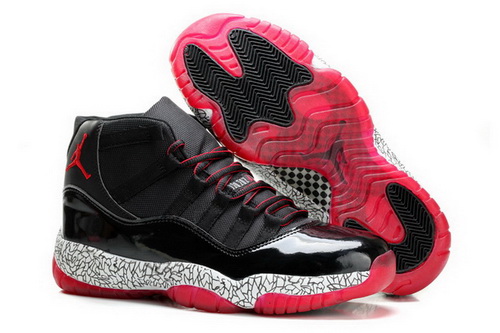 Air Jordan 11 Shoes 2014 Mens Burst Black Red