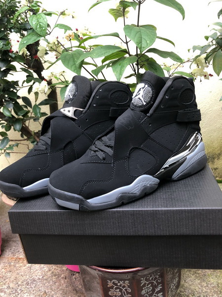 Air Jordan 8 2019 Black Silver Retro Men Shoes