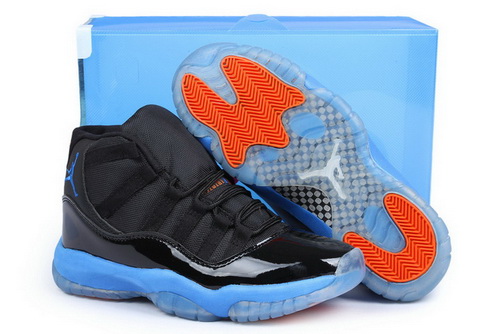 Air Jordan 11 Shoes 2013 Mens Knicks Black Blue