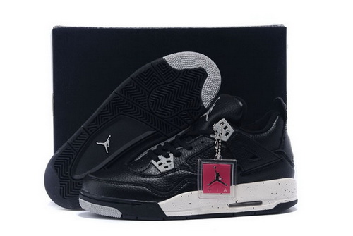 Air Jordan 4 Shoes 2015 Womens Oreo Black White