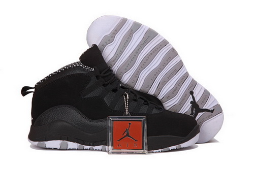 Air Jordan 10 Shoes 2013 Mens Black White