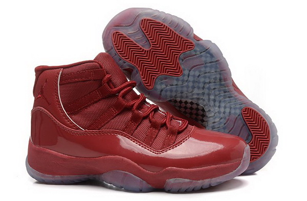 Air Jordan 11 GS Burgundy Red Women Shoes