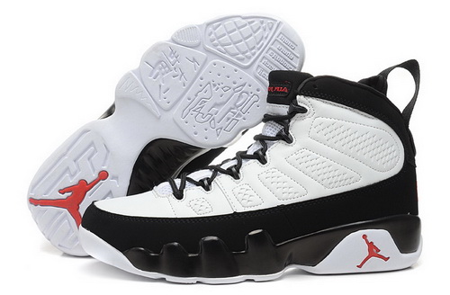 Air Jordan 9 Shoes 2015 Mens White Black Red