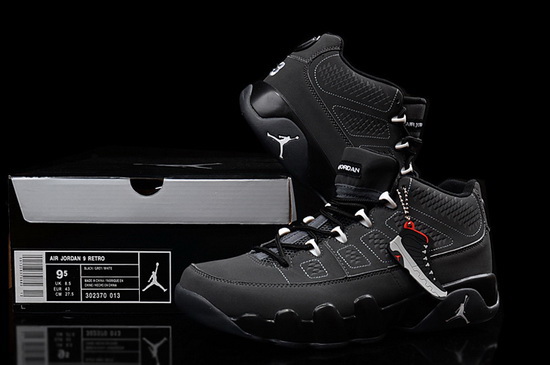 Air Jordan 9 Classic Low Men Shoes All Black