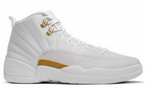 2016 Air Jordan 12 OVO PEs White Mtlc Gold White