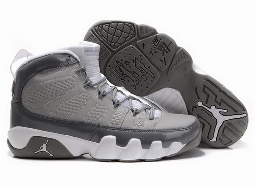 Air Jordan 9 IX Retro Medium Grey White Cool Grey