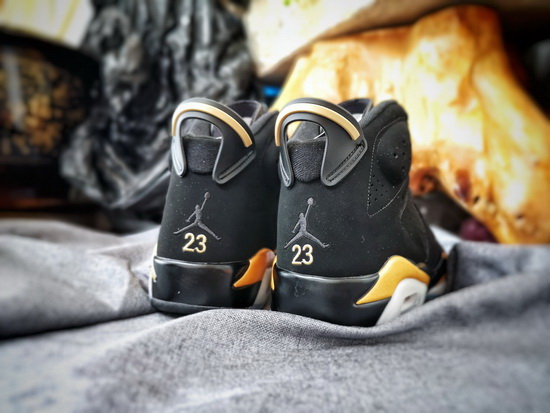 Air Jordan 6 Retro Black Gold High Quality Men Shoes