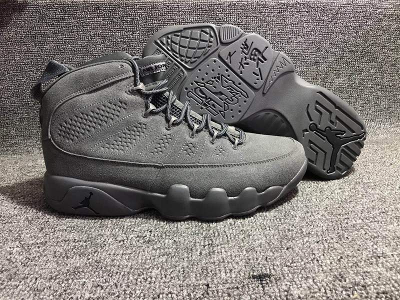 Air Jordan 9 Retro Full Grey Men Shoes