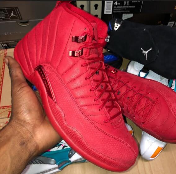 Men Nike Air Jordan 12 Retro Gym Red Shoes