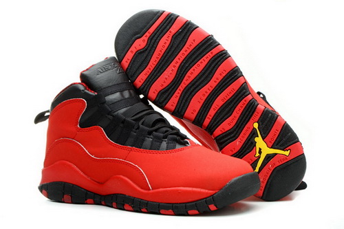 Air Jordan 10 Shoes 2014 Womens Red Black