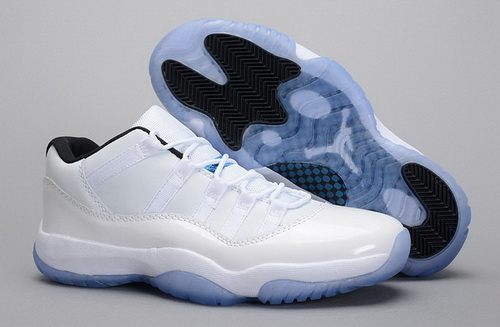 Air Jordan 11 Shoes 2015 Mens Low White Black