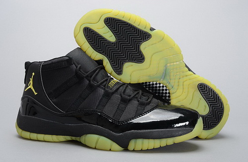 Air Jordan 11 Shoes 2014 Mens Black Green