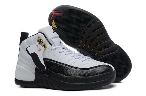 Air Jordan 12 Shoes 2014 Womens White Black