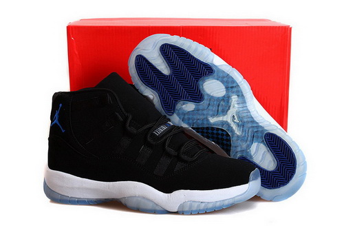 Air Jordan 11 Shoes 2014 Mens Bred Nubuck Black Blue