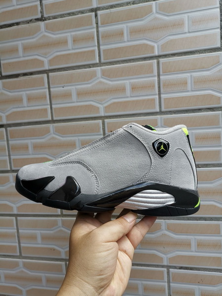 Air Jordan 14 Retro Grey Green Low Cut Men Shoes