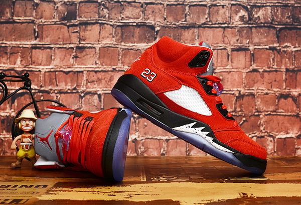 Air Jordan 5 Retro Red Men Basketball Shoes