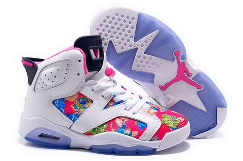 Air Jordan 6 Shoes 2014 Womens Knitting White Red