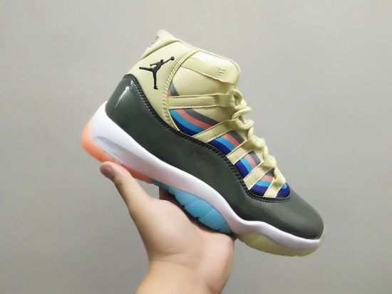 Air Jordan 11 3D Colorful Men Shoes