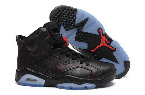 Air Jordan 6 Shoes 2015 Mens Dispensing Black Red