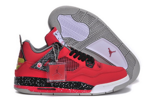 Air Jordan 4 Shoes 2013 Womens Red Black