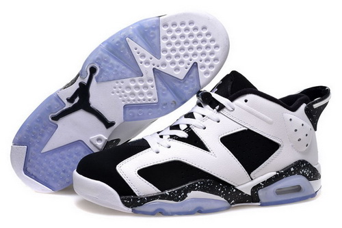 Air Jordan 6 Shoes 2015 Womens Low With Seal White Black