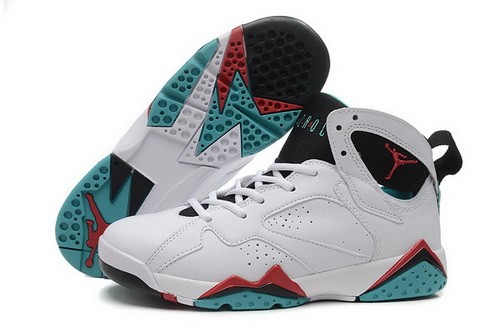 Air Jordan 7 Shoes 2015 Womens White Blue Red