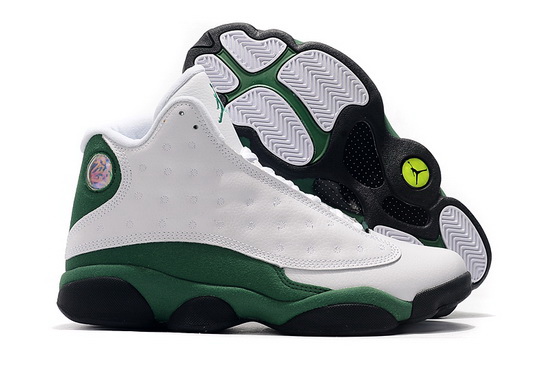 Air Jordan 13 Retro Men Shoes White Green