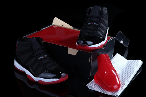 Air Jordan 11 Shoes 2013 Mens Super AAA Black White Red