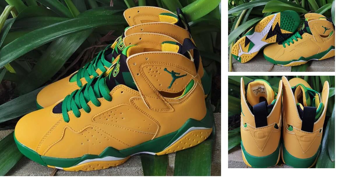 Air Jordan 7 Retro 2020 Wheat Yellow Men Shoes